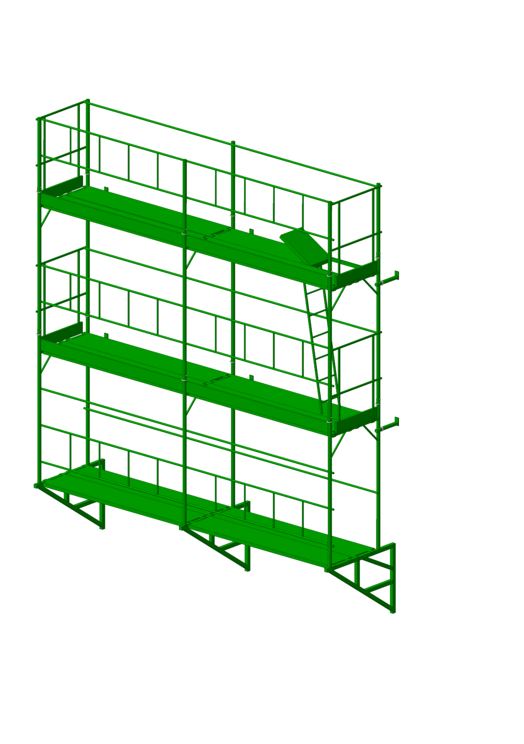11f Heavy-Duty Scaffolding Wall Bracket