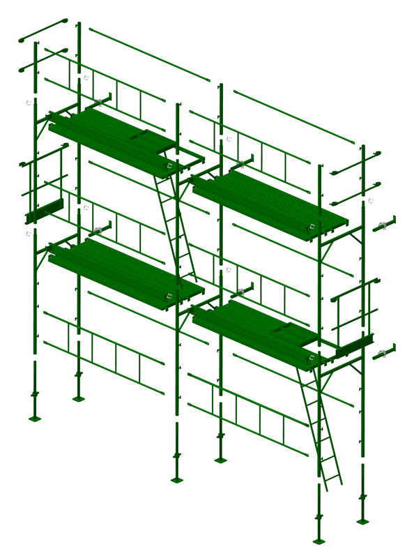 2 Standard Façade Scaffolding System