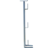 243234 Galvanized Safety Guardrail Post with Clamp