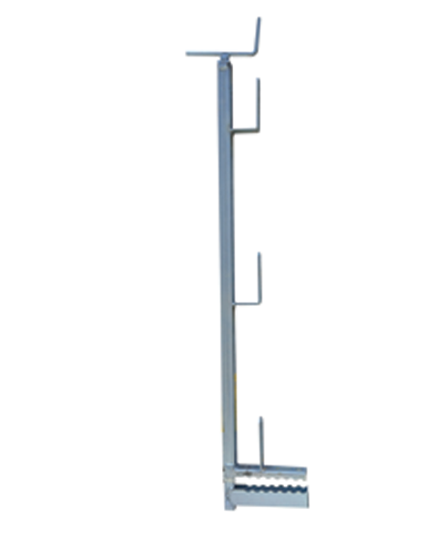 243234 Galvanized Safety Guardrail Post with Clamp