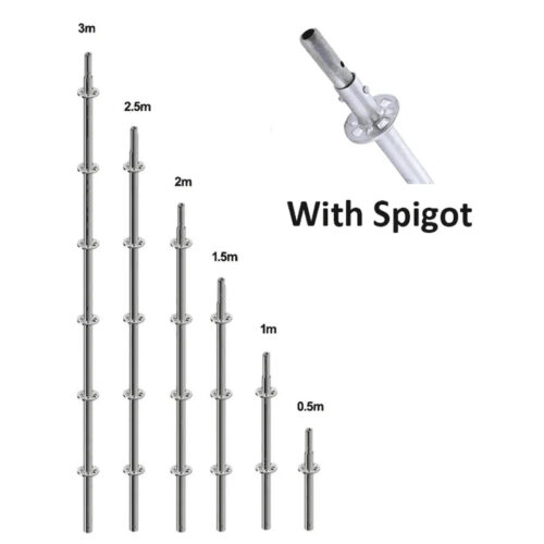 Ringlock-Scaffolding-Standard-Vertical-With-Spigot Ringlock Standard with Spigot