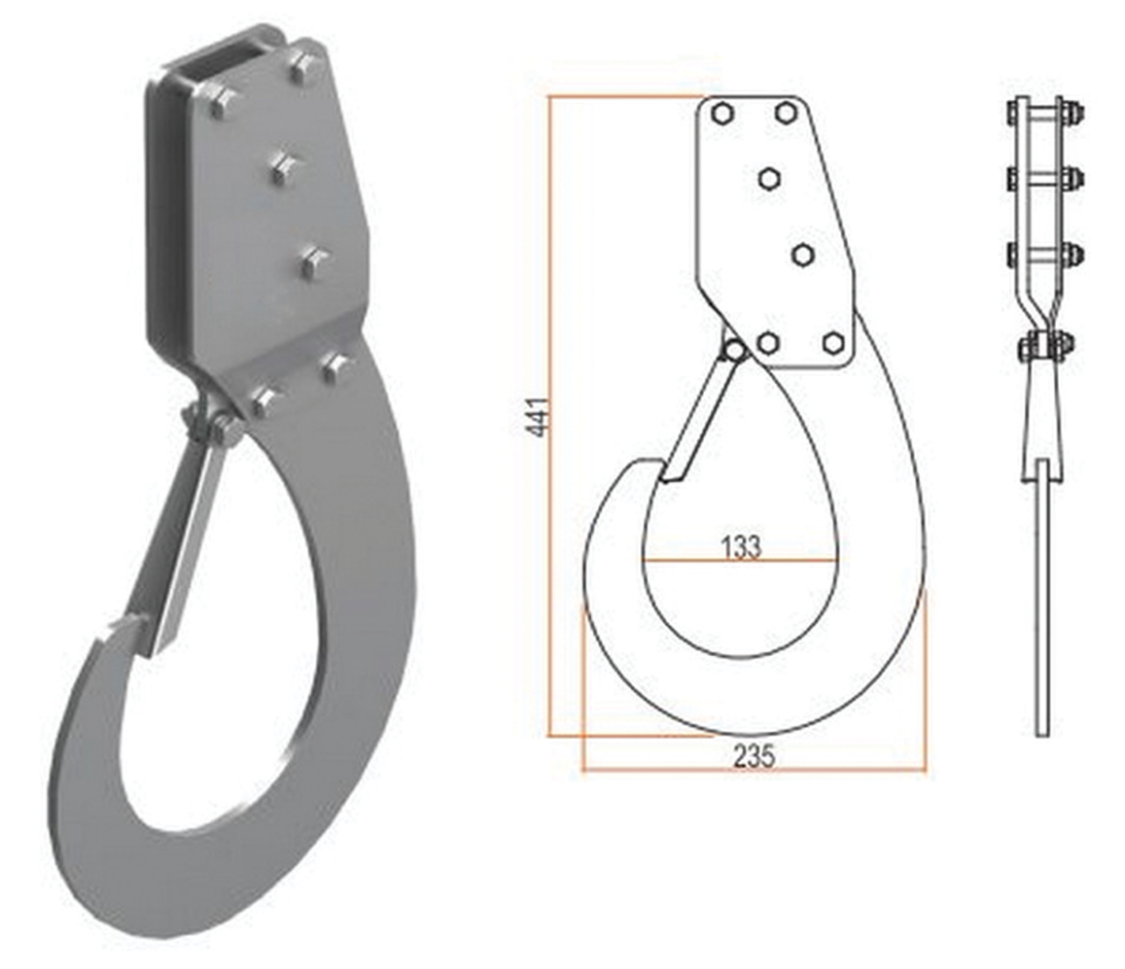 gantzos anipsosis Scaffolding Lifting Hook