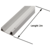 louki me nerostalakti Drip profile with triangular strip plastic drip profile