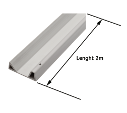 louki me nerostalakti Drip profile with triangular strip plastic drip profile