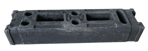 plastiko podi 6 tripes Rubber Foot for Temporary Fencing – 6 Holes