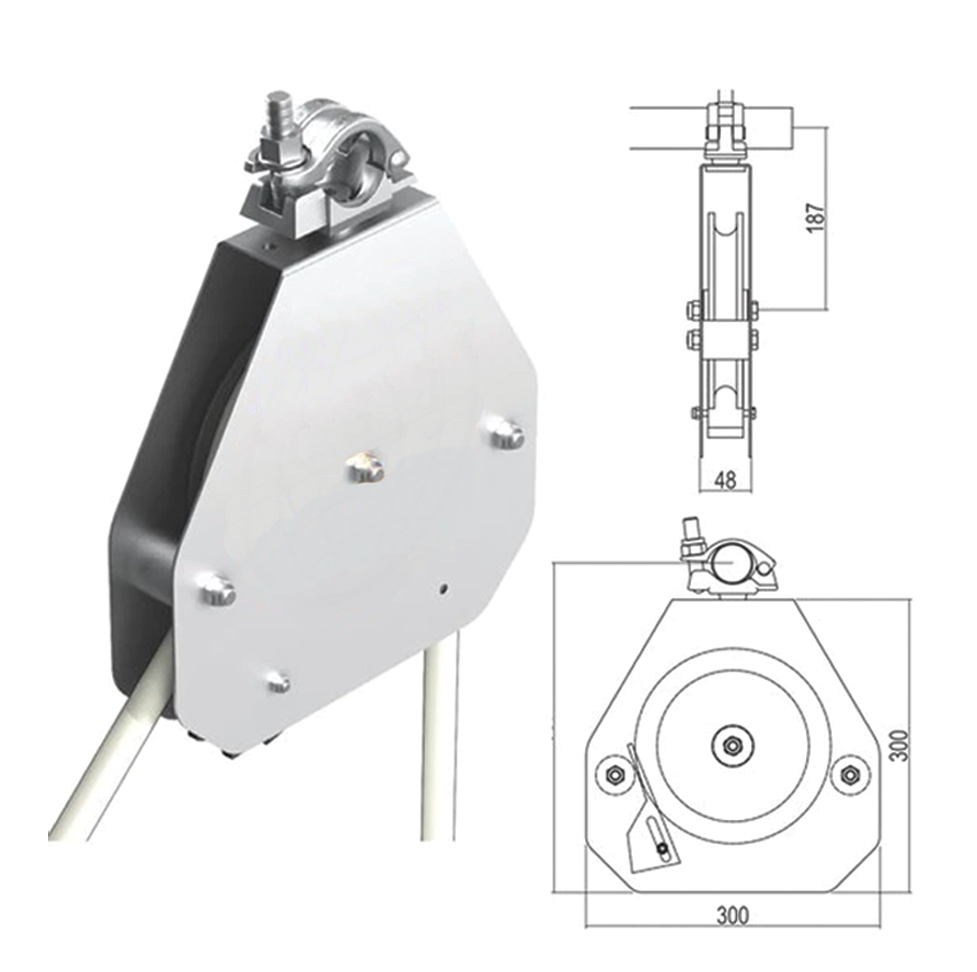 troxalia me stoper Material Lifting Pulley with Brake